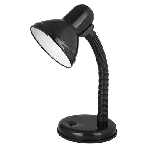 Лампа офисная Ultraflash UF-301P C02, E27, 60 Вт черный 1 шт.