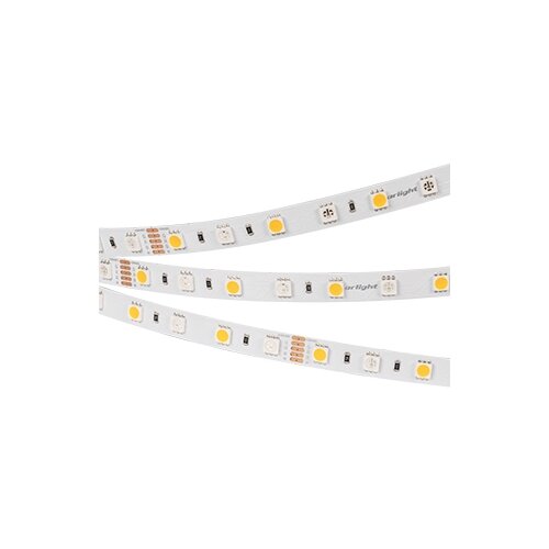 Светодиодная лента Arlight RT-B60-10mm 24V RGBW-White 018325(2), 5 м, светодиодов: 300 шт., 72 Вт, RGBW, 6000 К