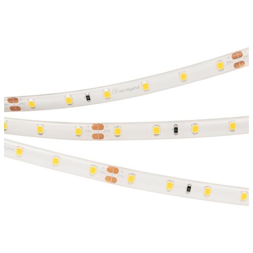 Светодиодная лента Arlight RTW-SE-A60-8mm 24V Warm3000 020525(2), 5 м, светодиодов: 300 шт., 36 Вт, теплый белый, 3000 К