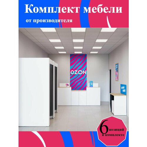 Комплект мебели для ПВЗ с двойной примерочной