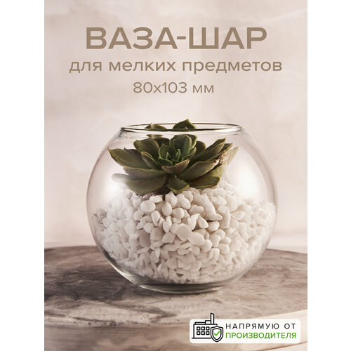 Ваза Pasabahce Flora (43417В), прозрачный
