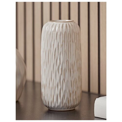 Boltze Фарфоровая ваза для цветов Creamy Pearl 19 см 9820573