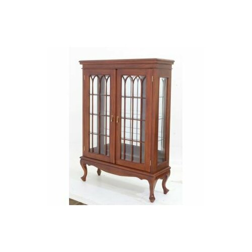 Витрина для посуды DOMKORLEONE из красного дерева (mahogany wood), цвет орех LBW (коричневый)