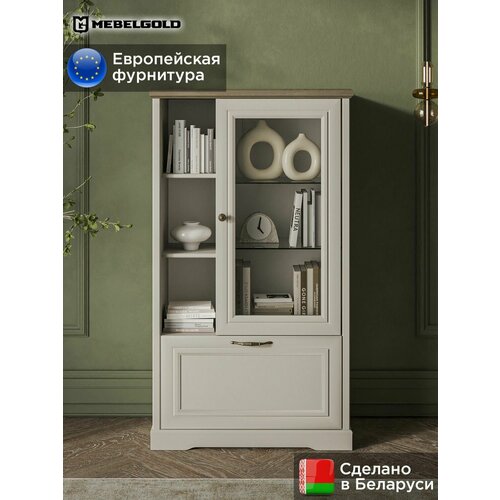 Шкаф с витриной Anrex Тоскана / Toscana 1V1D3N