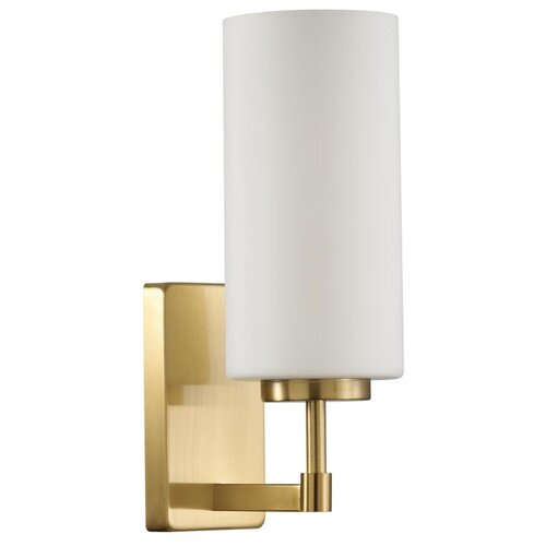 Бра Odeon Light Kasali 4990/1W, E27, 40 Вт, белый/золотой