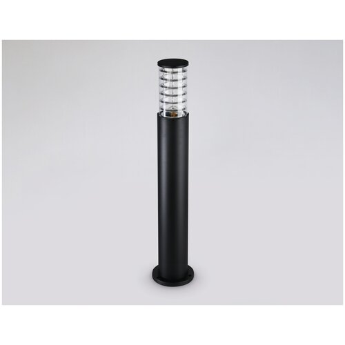 Уличный ландшафтный светильник ST2536 BK/CL черный/прозрачный IP54 E27 max 11W D108*800