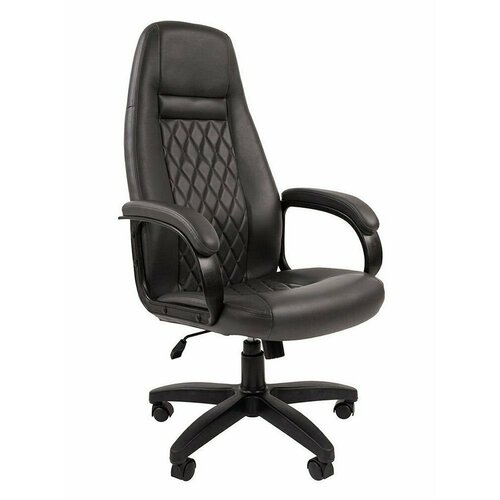 Офисное кресло, кресло руководителя CHAIRMAN 950 LT, экокожа, серый