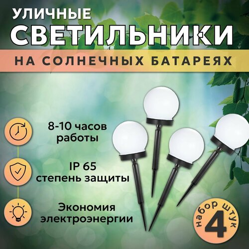 Уличные светильники на солнечной батарее 