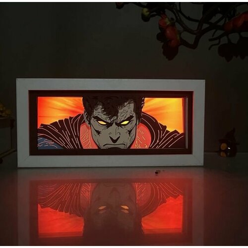 Аниме ночник Супермен RGB. Superman персонаж комиксов Marvel