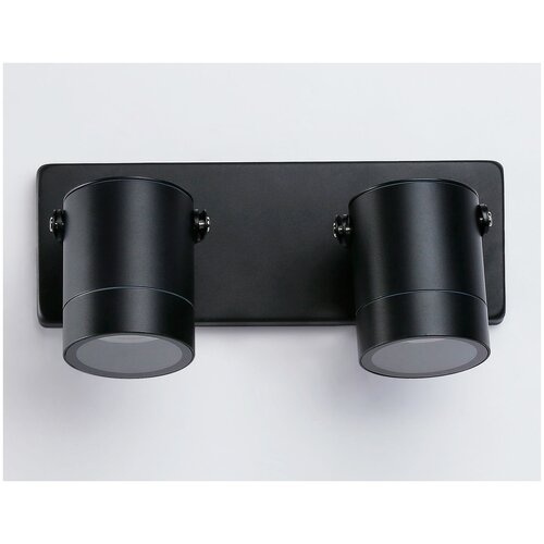 Уличный настенный светильник ST3888/2 BK черный IP54 GU10/2 max 35W 250*80*85