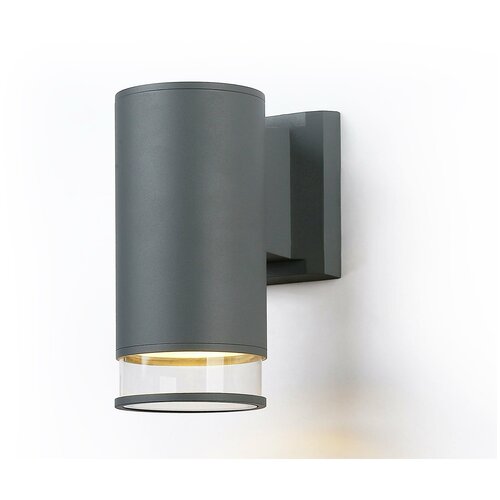 Уличный настенный светильник ST3818 GR/CL серый/прозрачный IP54 GU10 max 35W 187*90*160