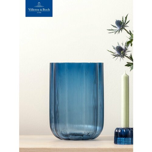 Ваза для цветов 16х22,5 см, 3500 мл, Fleur bleu, Villeroy & Boch, Стекло