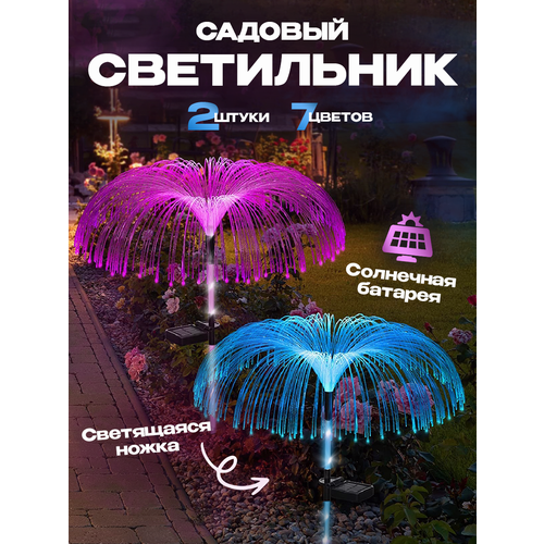 Светильник садовый на солнечной батарее Фейерверк (набор 2 шт)