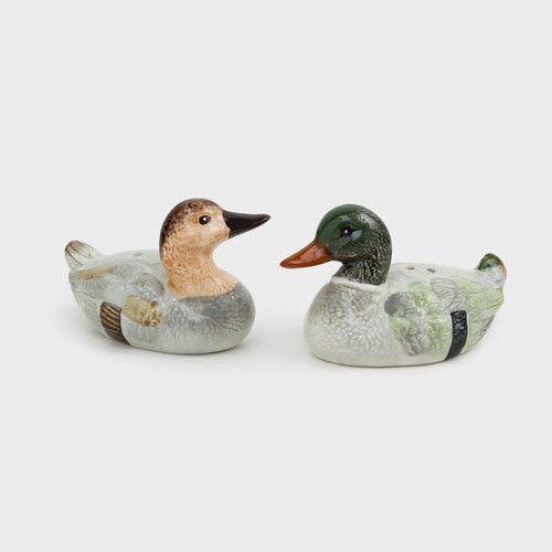 Набор для соли и перца, 10 см, керамика, Утята, Duck