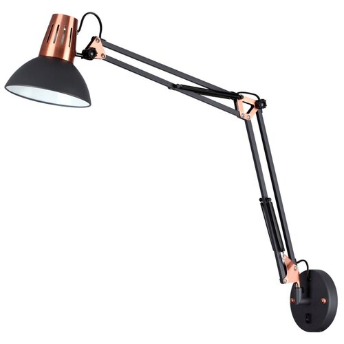 Бра Odeon Light Kapal 3318/1W, E27, 60 Вт, черный