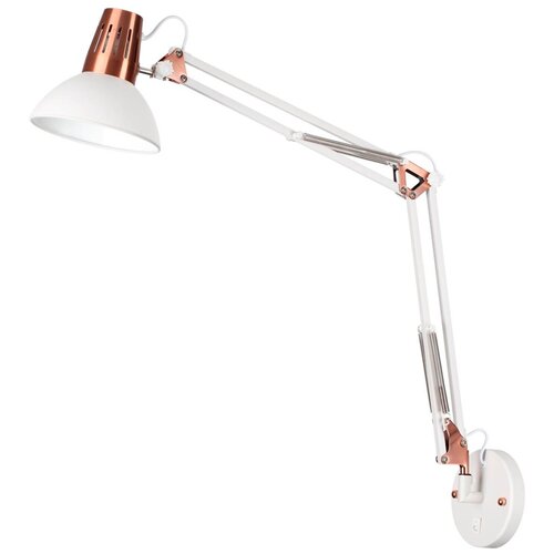 Бра Odeon Light Kapal 3344/1W, E27, 60 Вт, белый/медный