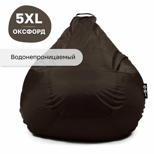 Кресло мешок груша GoodPoof Оксфорд XXXXXL коричневый