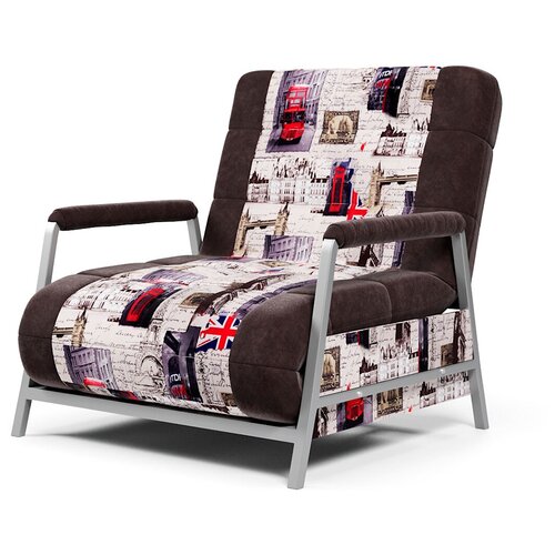 Кресло-тахта-шезлонг Avanti 70 City Prints England1-24 (75х85х95, СМ 70х200)