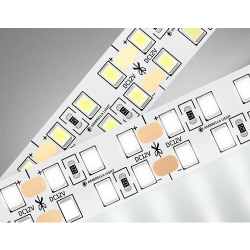 Светодиодная лента двухрядная 2835 240Led /24W m/ 12V IP20 4500K 5m, 5000*14*1.2mm