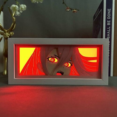 Аниме ночник Пауэр Box RGB, человек бензопила