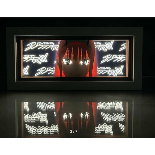 Аниме ночник Zero Two, 002 Box RGB, Любимый во Франксе