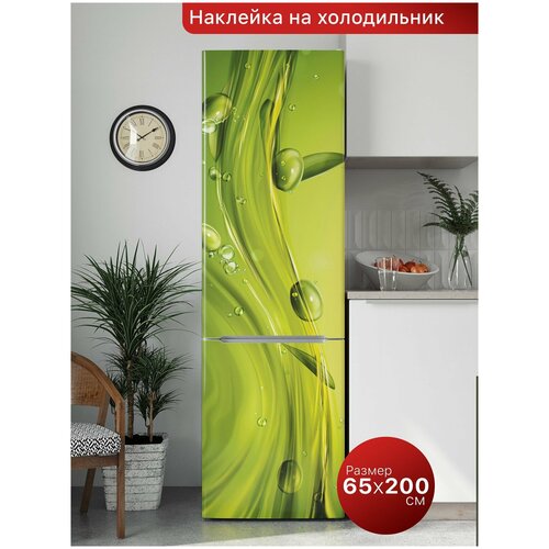 Интерьерная наклейка на холодильник. Самоклеящаяся пленка для мебели. 65х200 см.