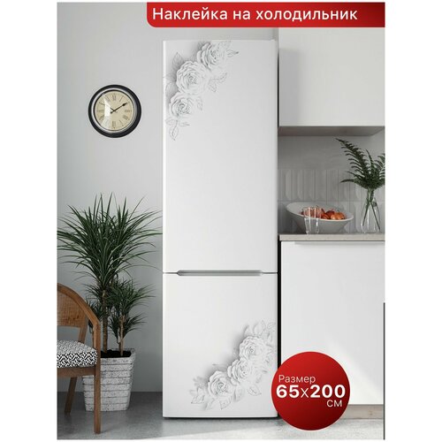 Интерьерная наклейка на холодильник. Самоклеящаяся пленка для мебели. 65х200 см.