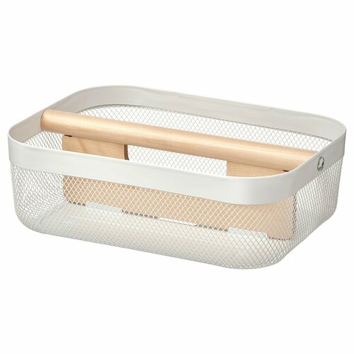 Корзина с отделениями RISATORP IKEA 33x24x11 cm белый 505.276.36