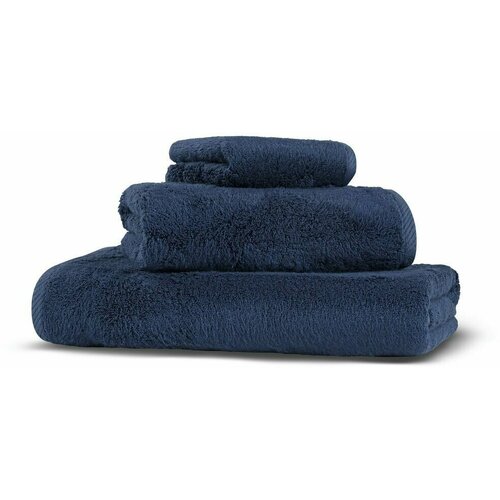 Полотенце из хлопка и модала Hamam, Glam, 30*40 см, тёмно-синий (steel blue)