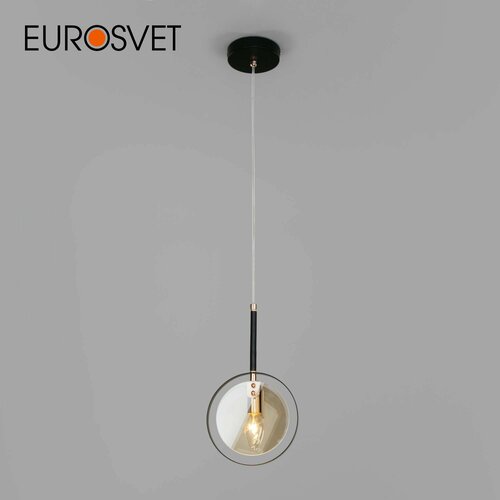 Светильник Eurosvet 50121/1 черный, E14, 60 Вт, кол-во ламп: 1 шт., цвет: черный