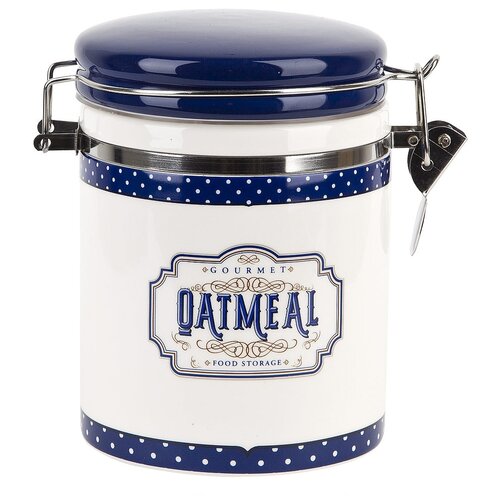 Dolomite Банка для сыпучих продуктов с клипсой Gourmet, 630 мл, 10x15 см, 14x10x15 см