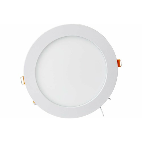 Встраиваемый круглый даунлайт с драйвером Ecola LED downlight 15W 220V 4200K 195x20 DRRV15ELC