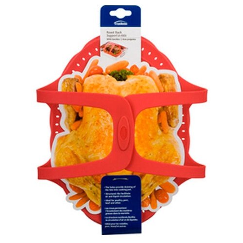 Форма для запекания Trudeau Silicone Rack & Lift, силиконовая, с ручками, овальная