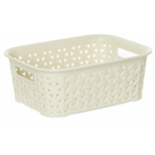 Корзина RATTAN слоновая кость 14х19х7см