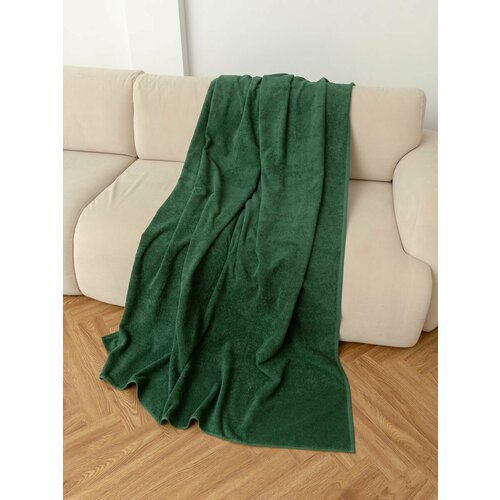 Махровая простыня 150*200 см. Sandal Оптима , плотность - 400 гр, цвет - темно-зеленый