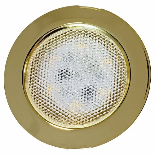 Светильник мебельный De Fran светодиодный встраиваемый FT9228 4000K SMD5730*6 220В 3Вт 228ЛМ золото, металл