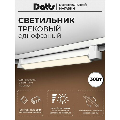 Светильник трековый однофазный TrackLine 2301 WH 30W
