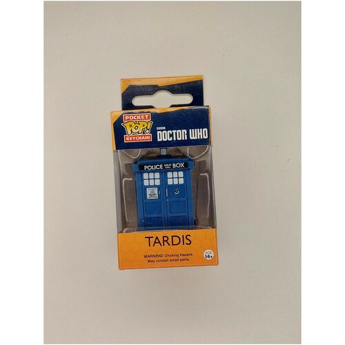 Брелок Тардис будка из сериала Доктор Кто Keychain: Doctor Who - Tardis