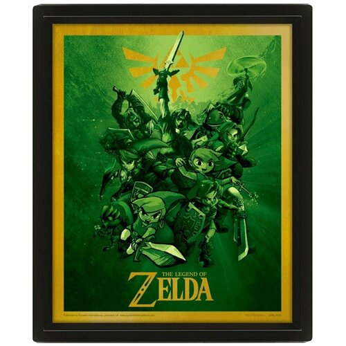 Постер 3D The Legend Of Zelda (Link) EPPL71137