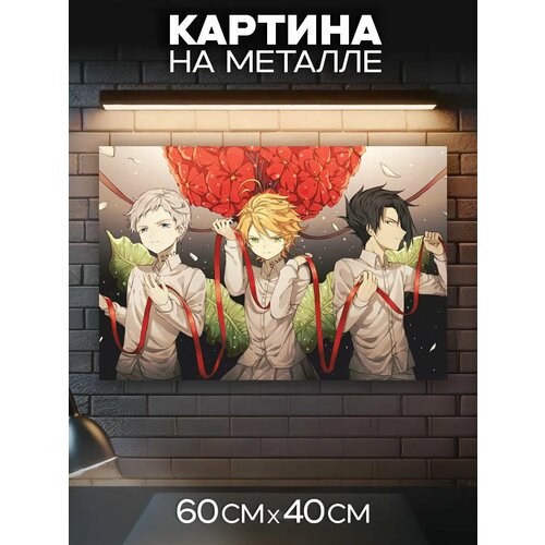 Картина на стену Yakusoku no Neverland - персонажи