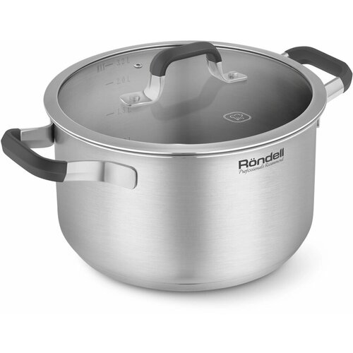 Кастрюля Stolz RDS-1753 3.2л. d=20см (с крышкой) сталь