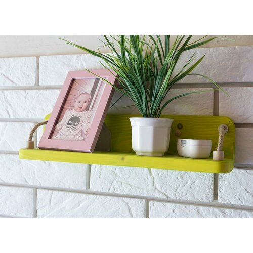 Деревянная полка TOPSFIELD GREEN 400 х 115 х 95 , настенная полка , полка для кухни , полка для детской