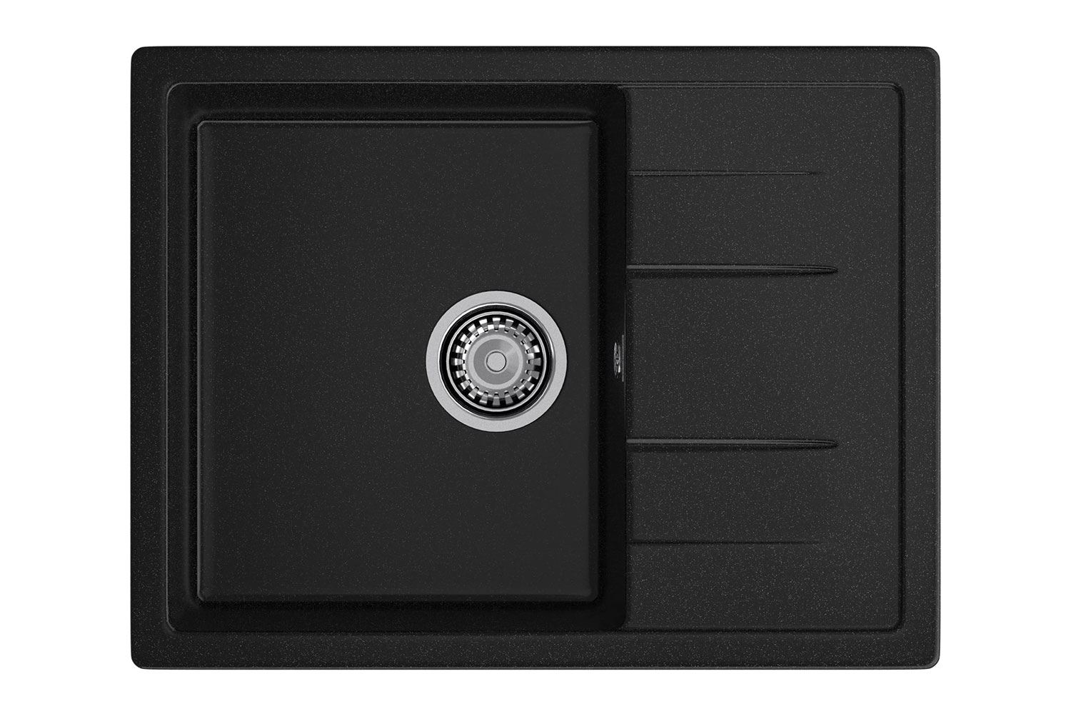 Мойка врезная с крылом GRANFEST Quadro