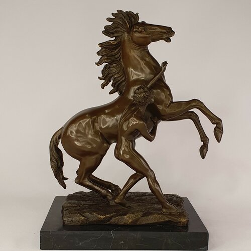 Статуэтка фигурка скульптура бронза Укротитель коня левый (качество)