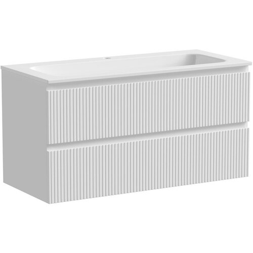 Тумба подвесная SANCOS Snob T, Bianco 995х445х500 + Раковина Ceramica Nova Element CN7013