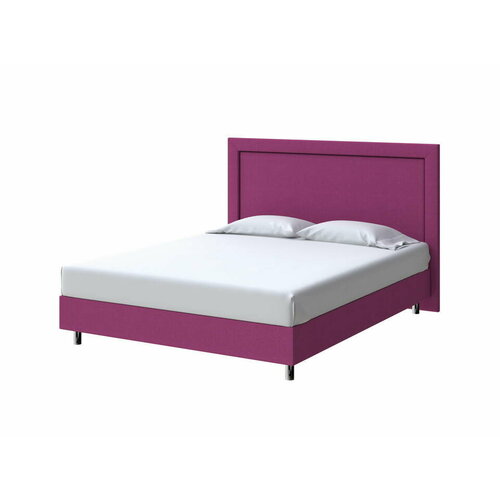 PROxSON Кровать London Boxspring Standart (Ткань: Рогожка Savana Berry (фиолетовый)) 180x200