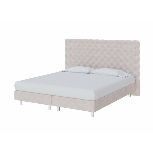 PROxSON Кровать Paris Boxspring Lift (Ткань: Велюр Лофти Бежевый) 180x200