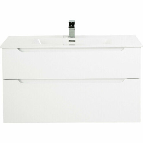 Тумба с раковиной BelBagno Etna-H60 90 Bianco Lucido (ETNA-H60-900-2C-SO-BL-P, BB900ETL)