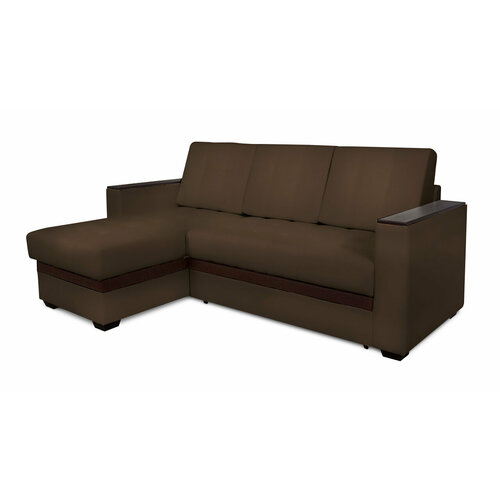 Диван с оттоманкой Адамс Лайт Vivaldi 23 / Galaxy Brown 226x155