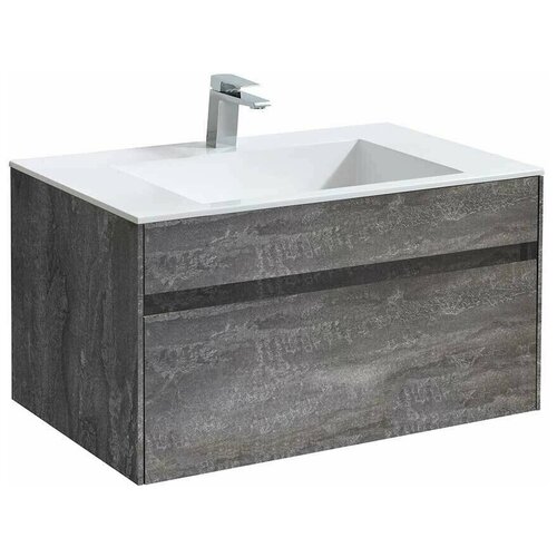 Тумба с раковиной Vincea Chiara 800 G.Stone, White